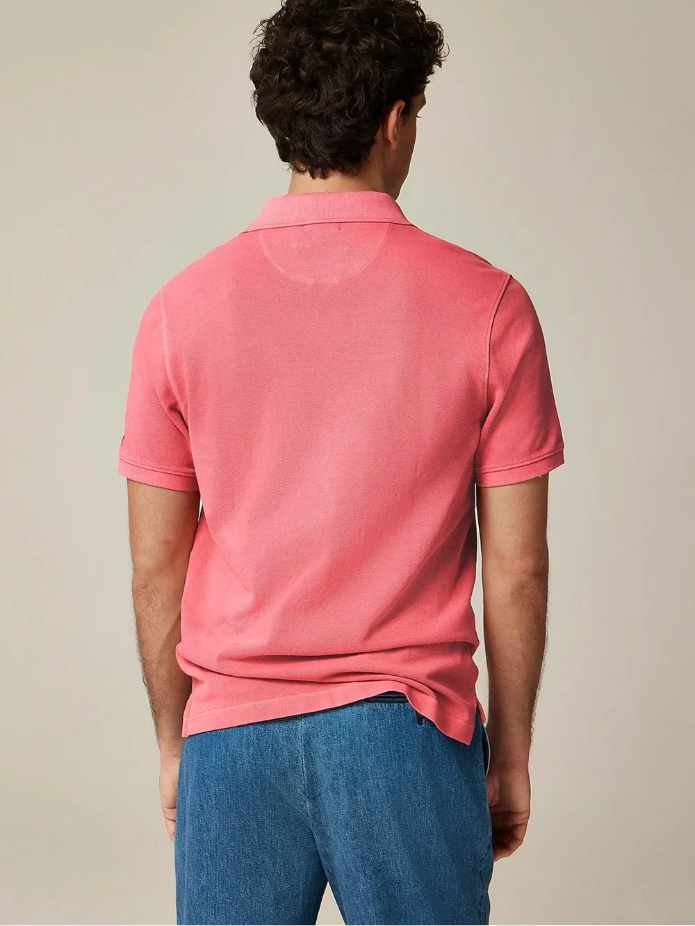 J. Crew Bubblegum Pink Short-Sleeve Polo